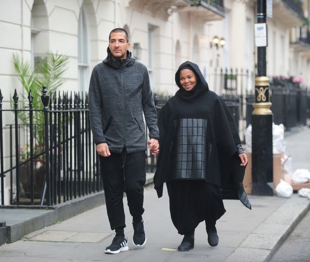 Janet Jackson and her husband Wissam Al Manna take a stroll